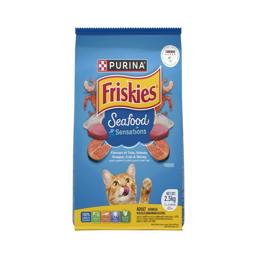 Friskies Seafood Adult Makanan Kucing Kering 2500gram