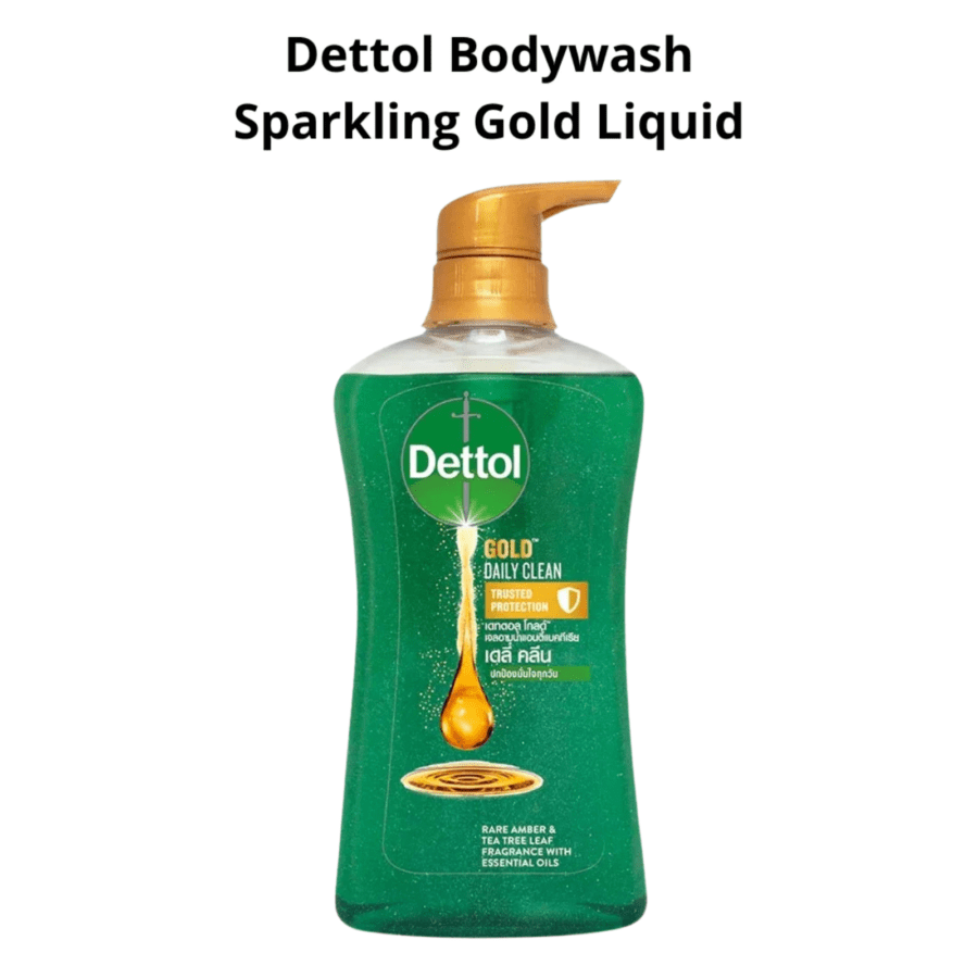 Dettol Gold Daily Clean Antibacterial Body Wash Pump Bottle 480ml