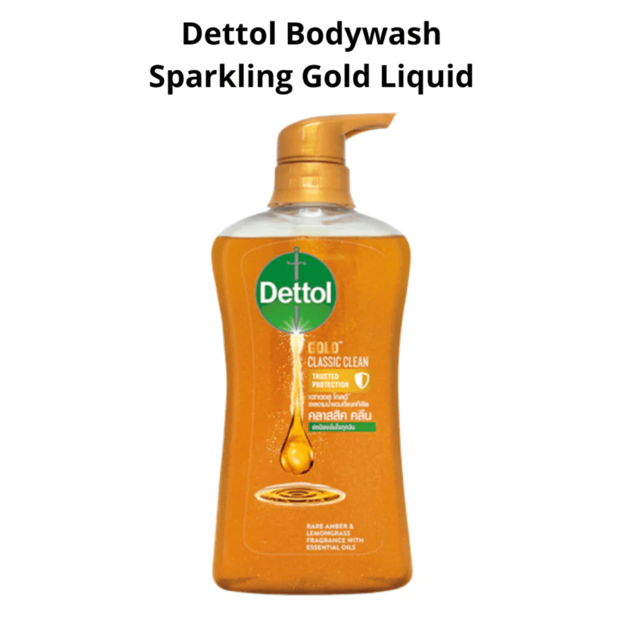 Dettol Gold Classic Clean Antibacterial Body Wash Pump Bottle 480ml