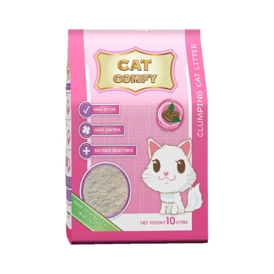 Cat Comfy Coffee Bentonite Cat Litter 10liter