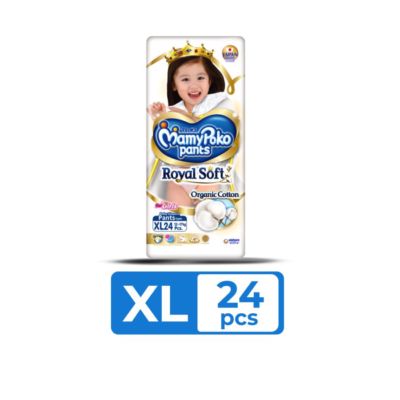 Mamypoko Royal Soft Girls Pants Diapers XL24