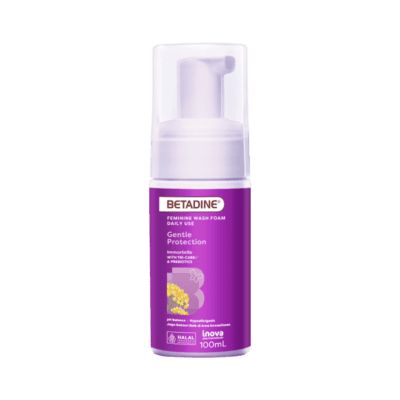 Betadine Gentle Protection Immortelle Feminine Wash Foam Pump Bottle