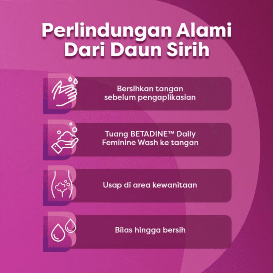 Betadine Feminine Wash Natural Daun Sirih Firming Floral Botol
