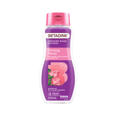 Betadine Feminine Wash Natural Daun Sirih Firming Floral Botol