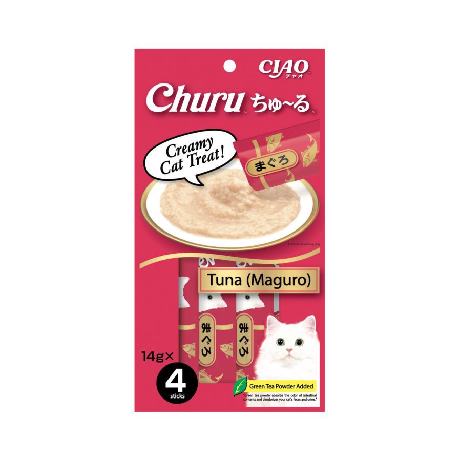CIAO Churu Tuna Maguro Snack Kucing 4 sticks x 14 gram 1pack
