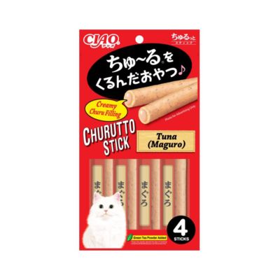 CIAO Churutto Tuna Maguro Snack Kucing 4 sticks x 7 gram