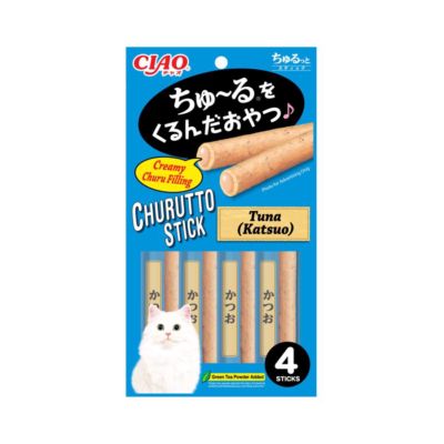 CIAO Churruto Tuna Snack Kucing 4 sticks x 7 gram