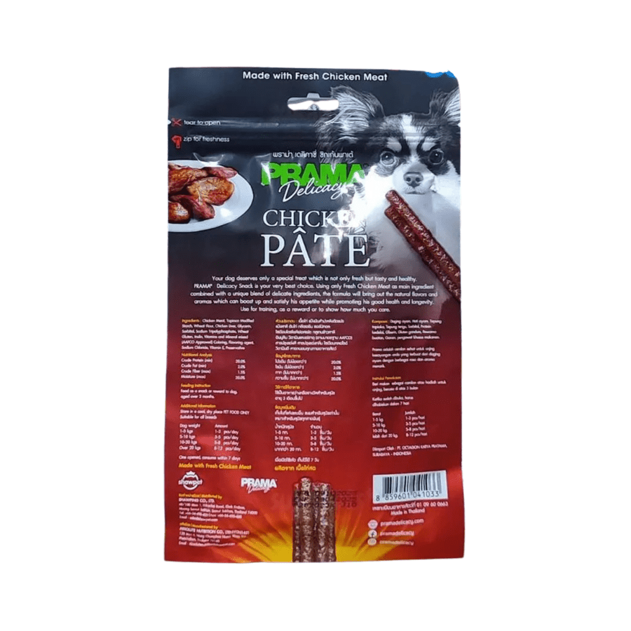 Prama Chicken Pate Snack Anjing 70gram