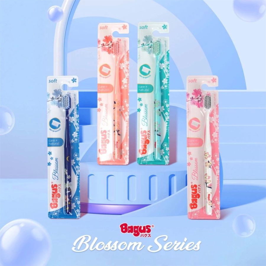 Bagus Blossom Soft Toothbrush 1pcs