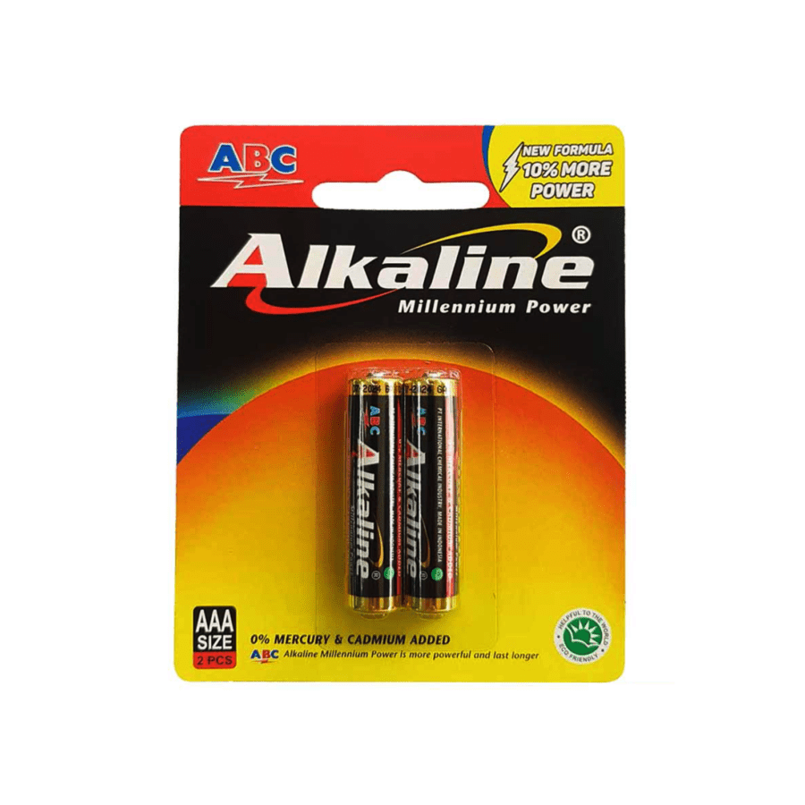 ABC Baterai Alkaline Lr-03 2B Milenium Power AAA 1pcs