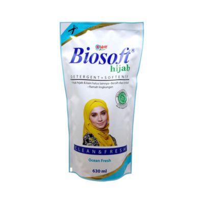 Biosoft Hijab Ocean Fresh Deterjen Cair Pouch
