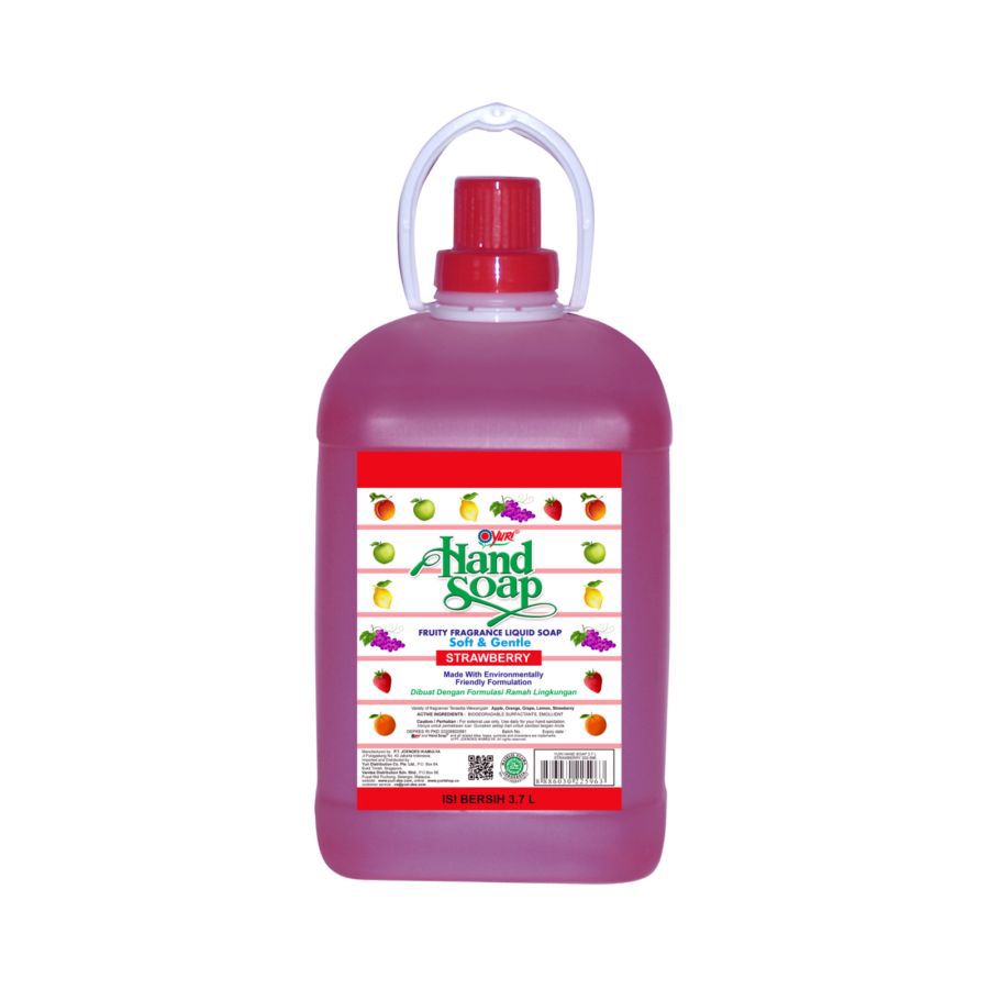 Yuri Strawberry Hand Soap Refill 3700ml