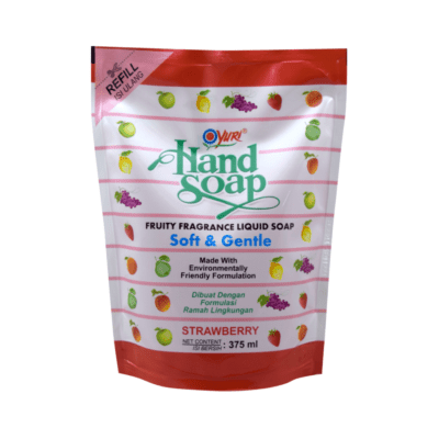 Yuri Strawberry Hand Soap Pouch