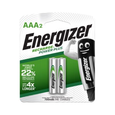 Energizer Recharge Power Plus NH12 Baterai AAA Isi Ulang