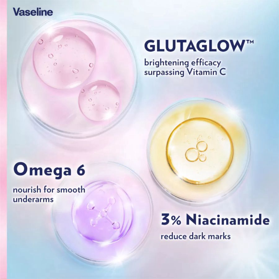 Vaseline GlutaGlow Ampoule Bright & Smooth Deodorant Roll On