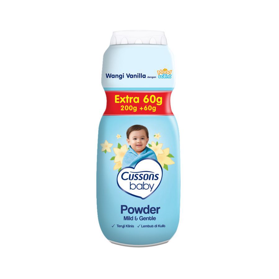 Cussons Baby Powder Vanilla Mild & Gentle 260gram