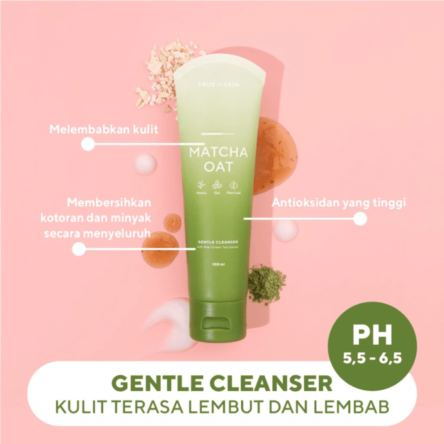 True to Skin Matcha Oat Gentle Cleanser Face Wash 100ml