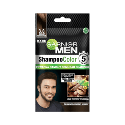 Garnier Men Coklat Kehitaman Shampoo Color