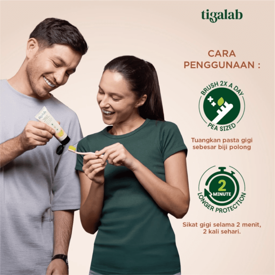 Tigalab Fresh Peppermint Sensitive Care Toothpaste