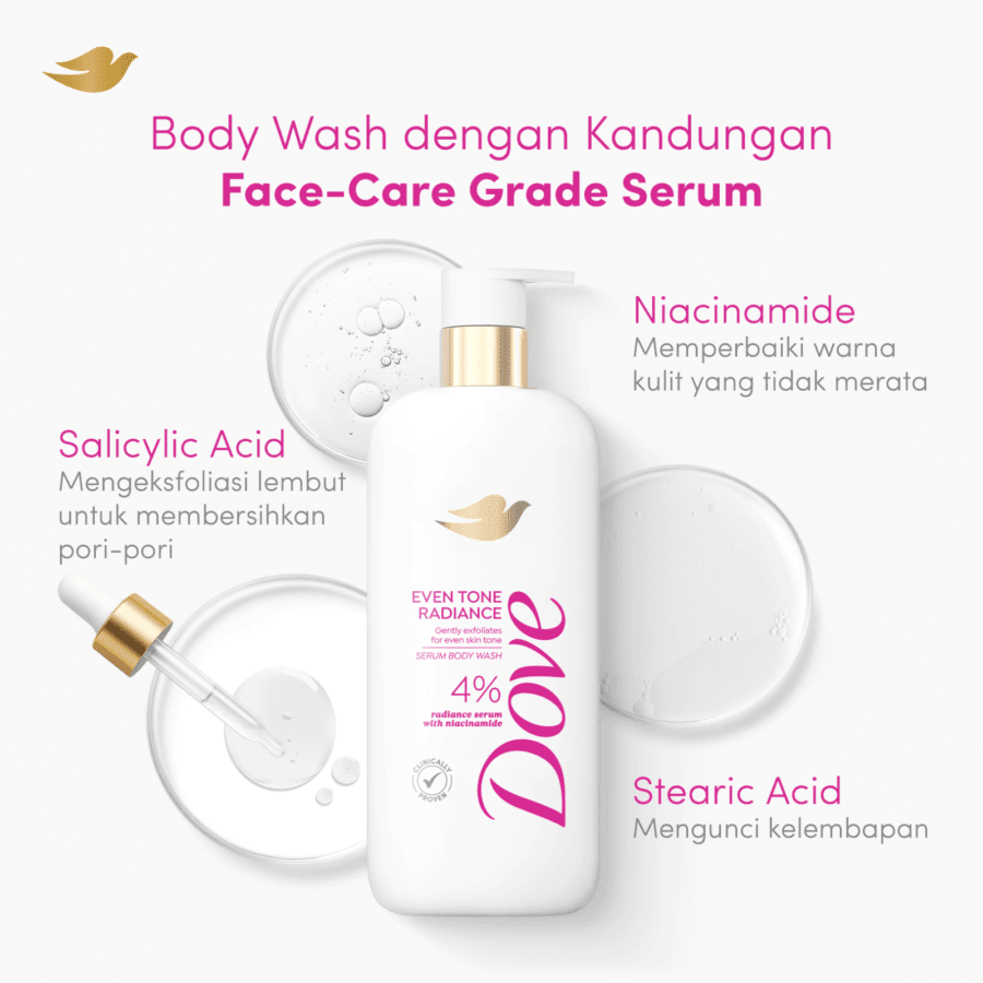 Dove Advanced Serum Even Tone Radiance Body Wash 300gram