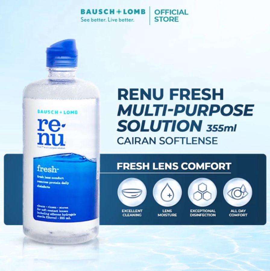 Renu Fresh Multi Purpose Solution Cairan Softlens 355ml