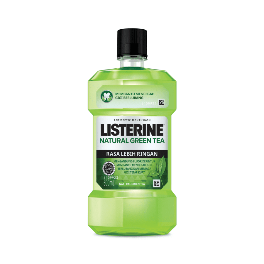 Listerine Natural Green Tea Antiseptic Mouthwash 500ml