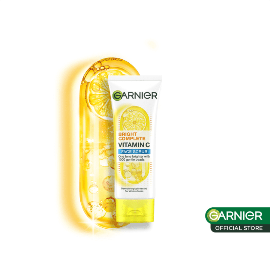 Garnier Light Brightening Scrub Face Wash 100ml