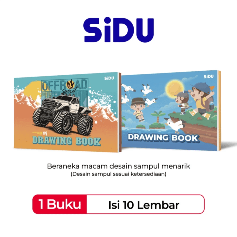 Sinar Dunia Buku Gambar A3 Putih