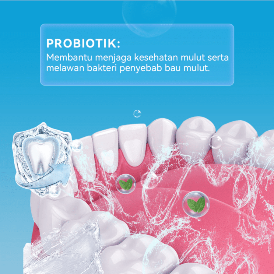 Metoo Fresh Mint Plus Mouthwash Probiotic 250ml