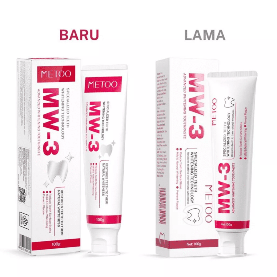 Metoo MW-3 Advanced Whitening Toothpaste 100gram