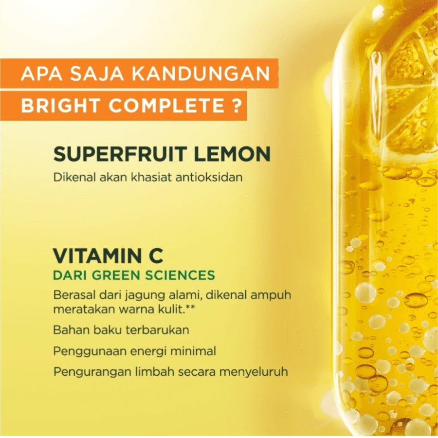 Garnier Bright Complete Vitamin C Night Cream Brightening Sleeping Mask 50ml