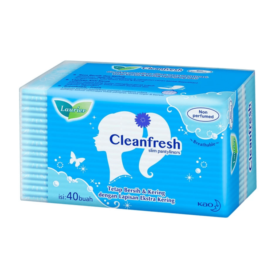 Laurier Cleanfresh Non Perfume Pantyliner 40pads