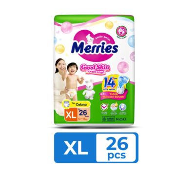 Merries Good Skin Pants Diapers XL26