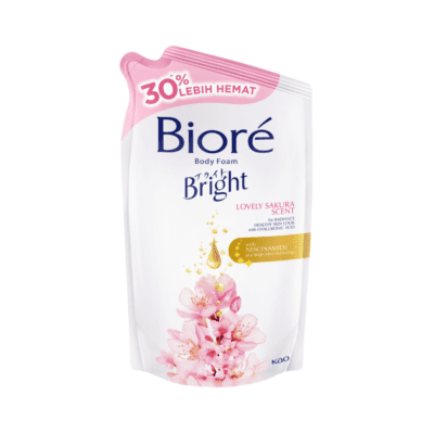 Biore Bright Lovely Sakura Body Foam Refill