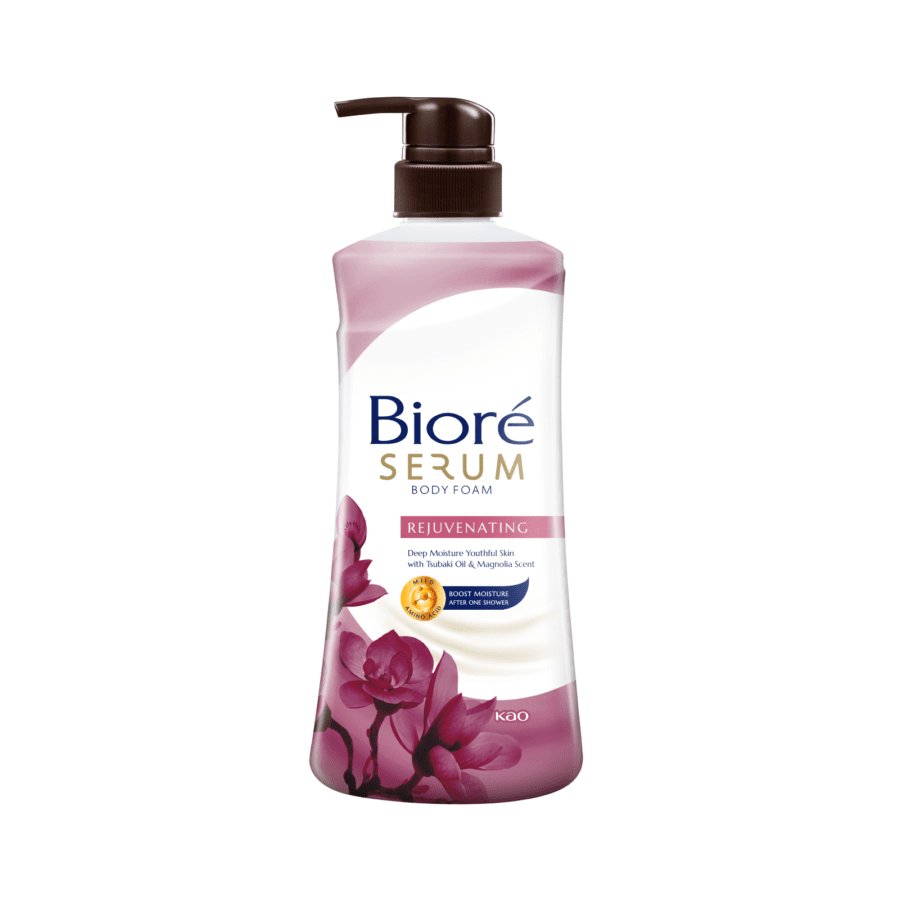 Biore Rejuvenating Tsubaki Oil & Magnolia Scent Serum Body Foam 550ml