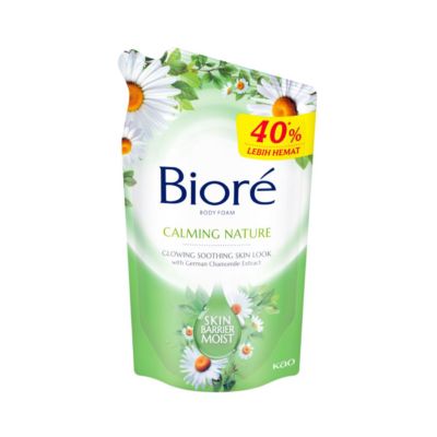 Biore Calming Nature Body Foam Pouch