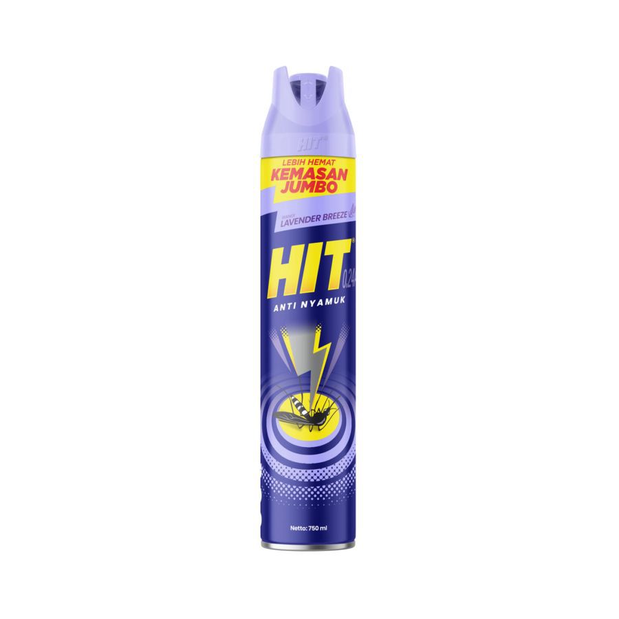 Hit Aerosol Lavender Breeze Pembasmi Serangga 750ml