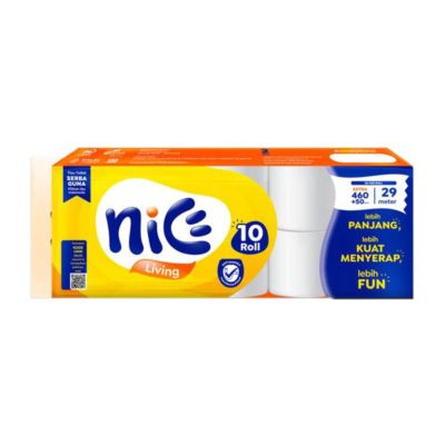 Nice Living Toilet Tissue Core Emboss 460 + 50 Helai