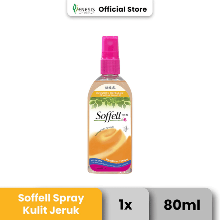 Soffell Kulit Jeruk Mosquito Repellent Spray 80ml