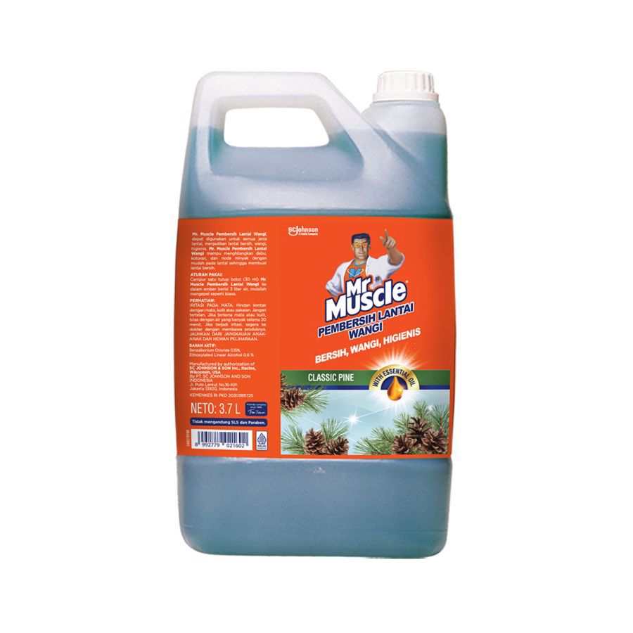 Mr Muscle Axi Triguna Classic Pine Pembersih Lantai 3700ml