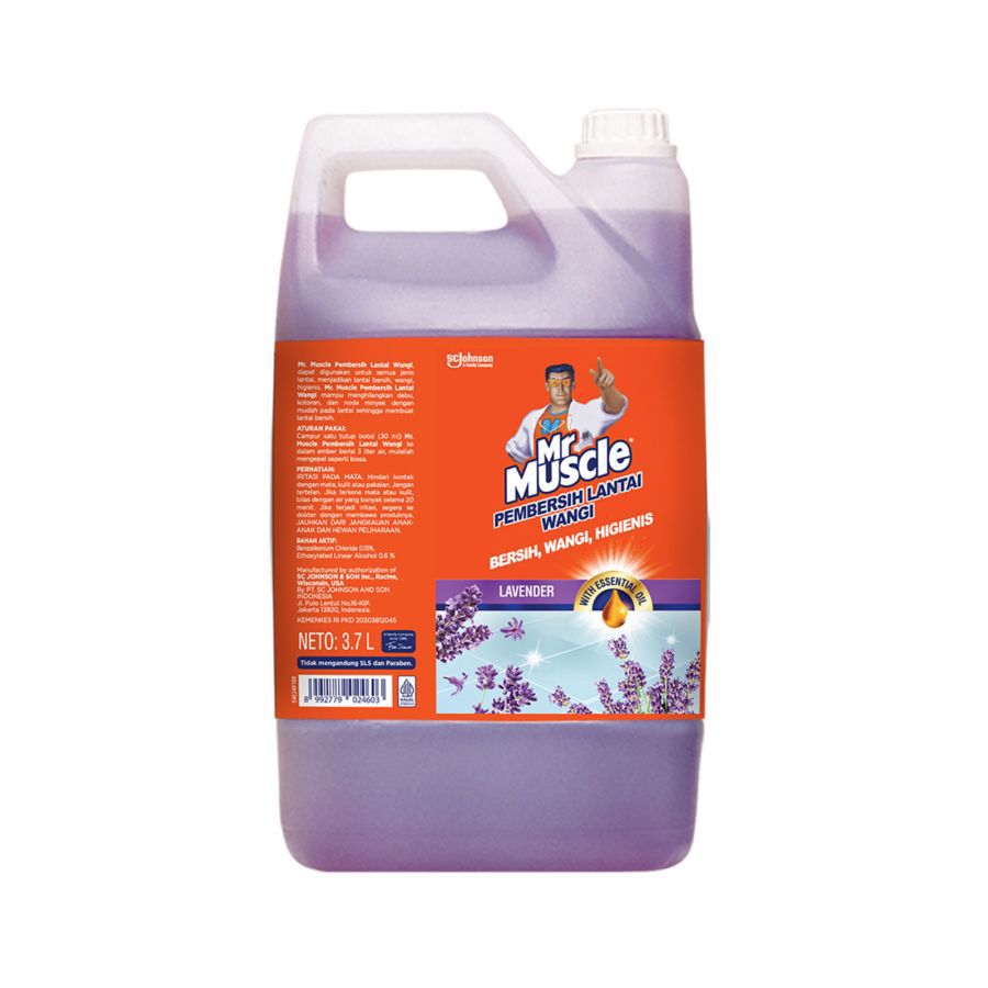 Mr Muscle Axi Triguna Lavender Pembersih Lantai 3700ml