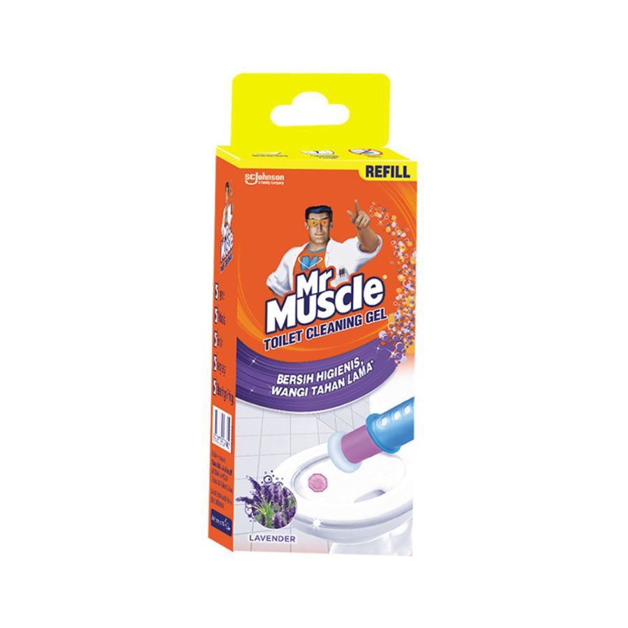Mr. Muscle Lavender Refill Toilet Cleaning Gel Pembersih Toilet 36ml