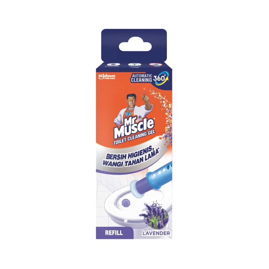 Mr. Muscle Lavender Refill Toilet Cleaning Gel Pembersih Toilet 36ml
