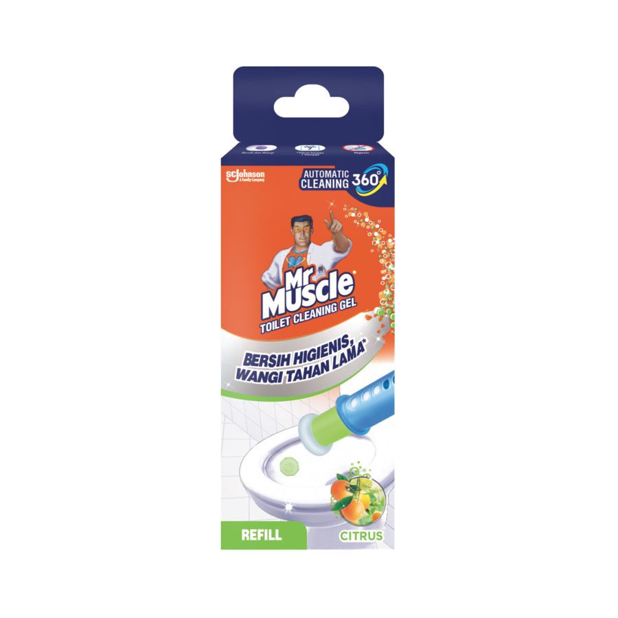 Mr. Muscle Citrus Refill Toilet Cleaning Gel Pembersih Toilet 36ml