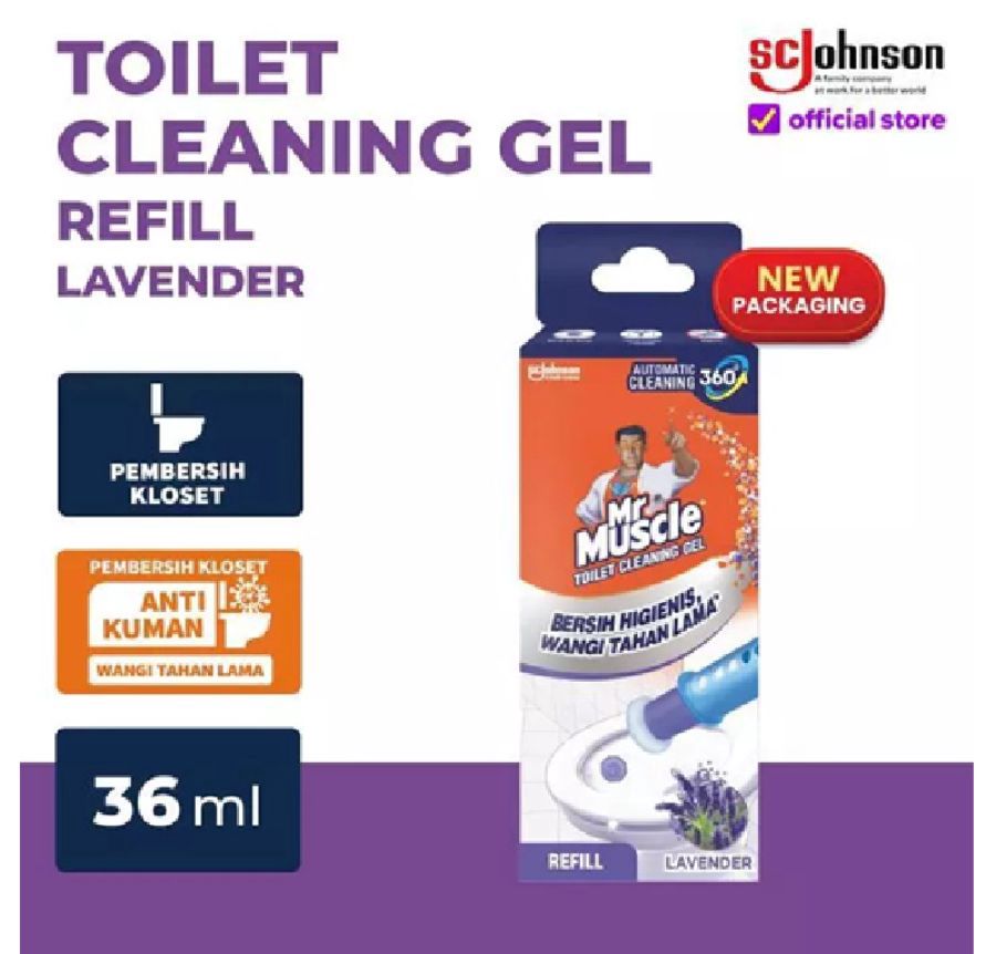 Mr. Muscle Fresh Refill Toilet Cleaning Gel Pembersih Toilet 36ml