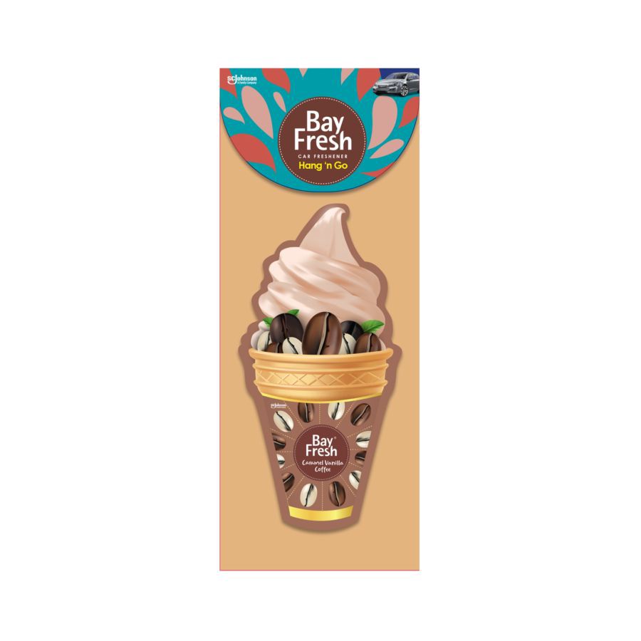 Bayfresh Hang n Go Caramel Vanilla Coffee Pengharum Mobil 1pcs