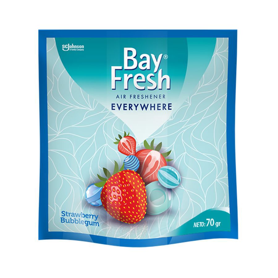Bayfresh Everywhere Strawberry Bubblegum Pengharum Ruangan 70gram