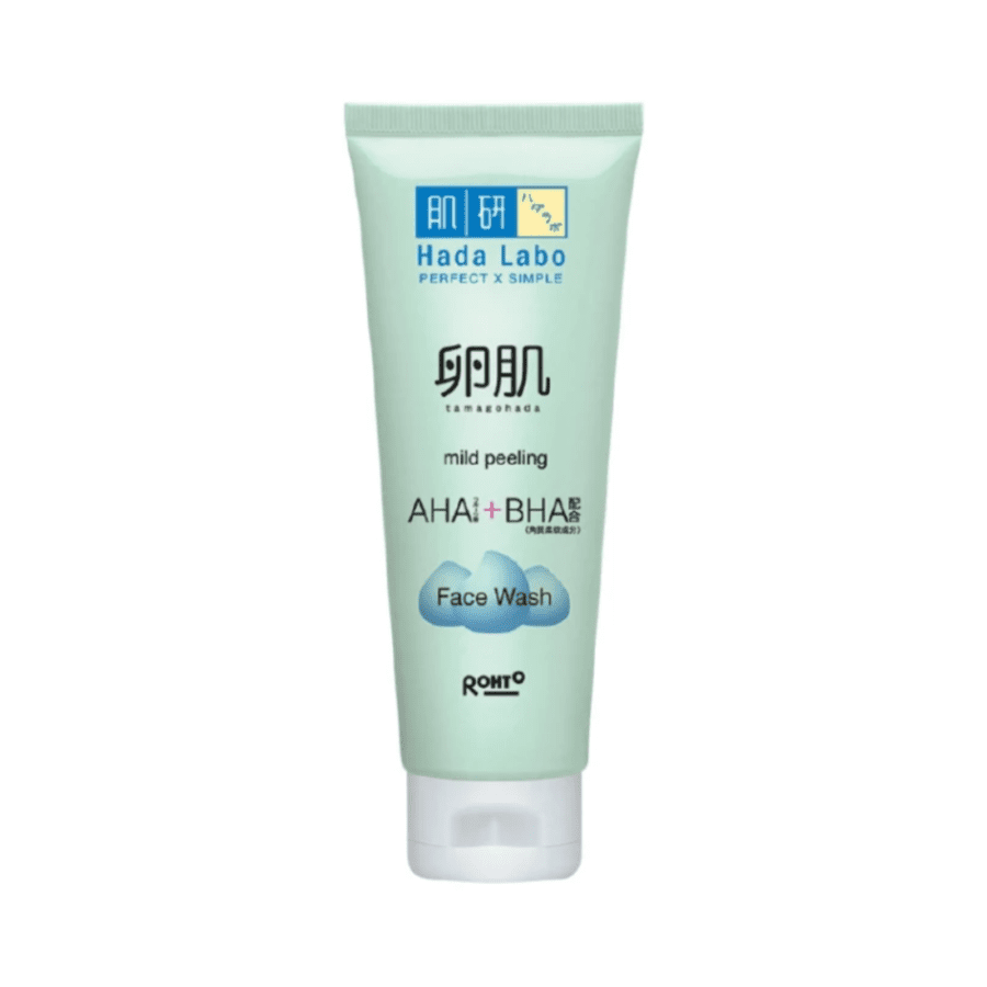 Rohto Hada Labo Tamagohada Mild Peeling AHA + BHA Face Wash 100gram