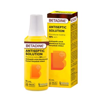 Betadine Antiseptic Solution Obat Luka