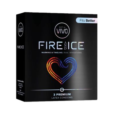 Vivo Fire and Ice Kondom Pria